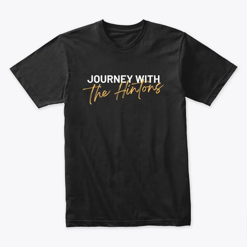 Journey With The Hintons White/Gold Logo