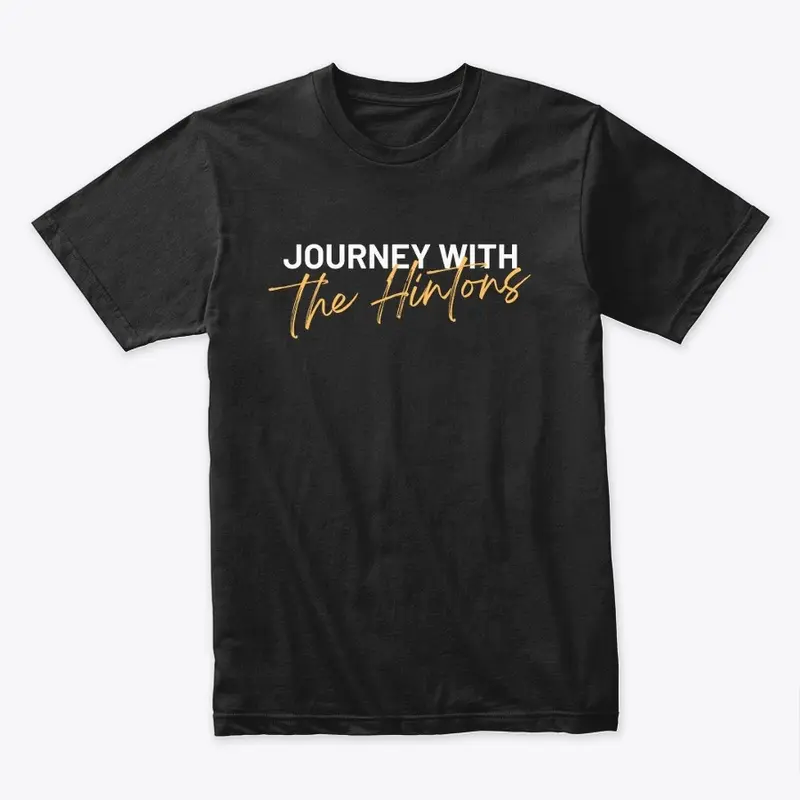 Journey With The Hintons White/Gold Logo